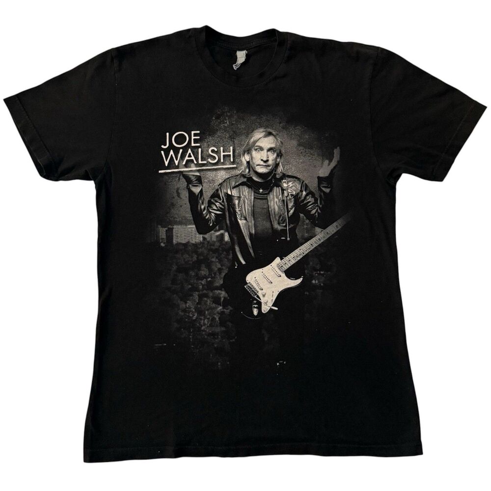 Joe Walsh 2012 Concert Tour T‑Shirt Men’s Large Black Graphic Rock Band Tee